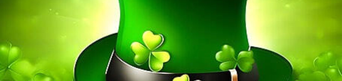 Pngtree happy saint patrick day lucky green hat luck clover image 15639100